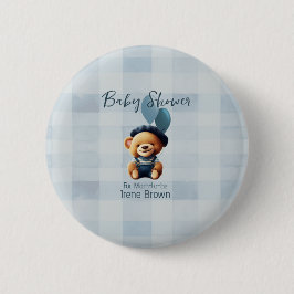 Teddy Bear Jean Baby Showknopf Button