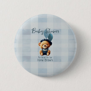 Teddy Bear Jean Baby Showknopf Button