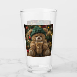 Teddy Bear Kaffee Weihnachten Glas