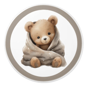 Teddy Bear Keramik Knob - Unisex Kinderzimmer Deck Keramikknauf
