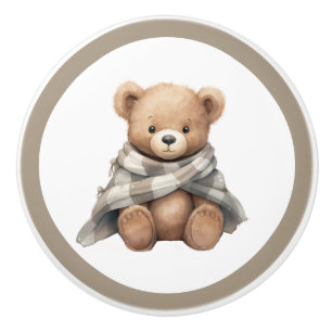 Teddy Bear Keramik Knob - Unisex Kinderzimmer Deck Keramikknauf