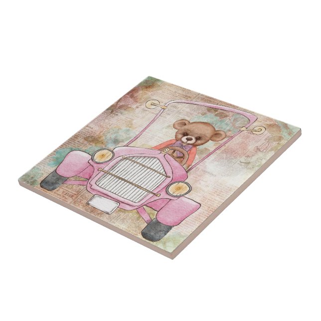 Teddy Bear Keramik Tile Fliese (Seite)