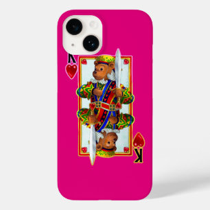 Teddy Bear King of Hearts iPhone 7 Fall Case-Mate iPhone Hülle