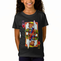 Teddy Bear King of Hearts T - Shirt