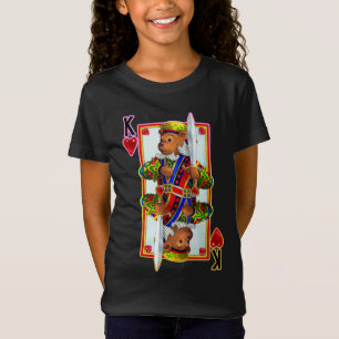 Teddy Bear King of Hearts T - Shirt