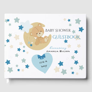 Teddy Bear Liebe Baby Boy Dusche   Gästebuch