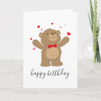 Teddy Bear Liebe Niedlich Personalisierte Geburtst