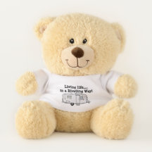 Teddy Bear Living Life in the Riveting way
