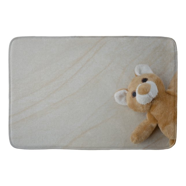 Teddy Bear Marble Bath Mat Badematte (Vorderseite)