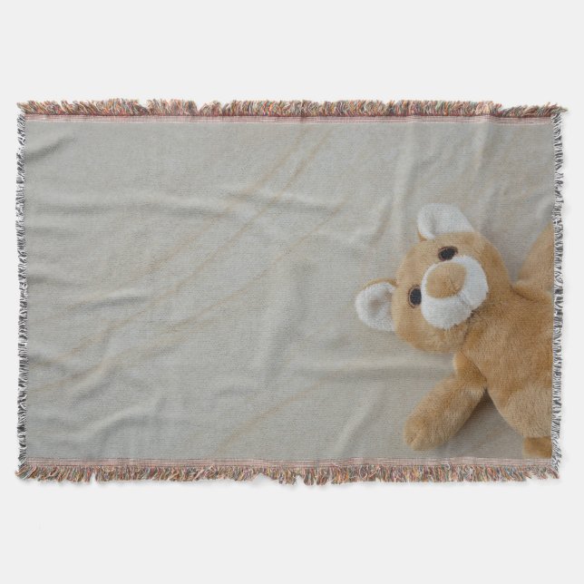 Teddy Bear Marble Throw Blaket Decke (Vorderseite)