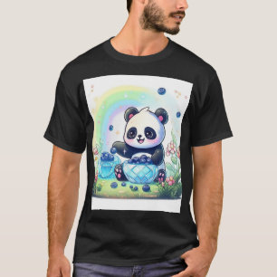 Teddy Bear mit Custom Panda T - Shirt