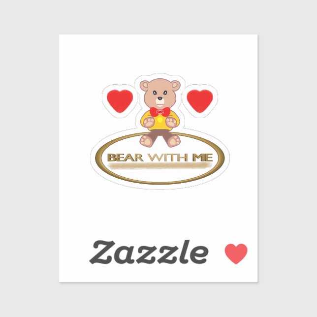 Teddy Bear mit mir Aufkleber (Blatt)