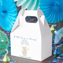 Teddy Bear mit Parachute Baby Dusche Box