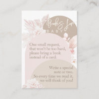 Teddy Bear Modern Boho Girl Baby Showbook