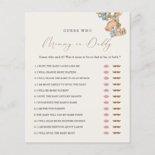 Teddy Bear Mommy oder Daddy Baby Shooting Game