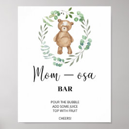 Teddy Bear \ Mon-osa Bar Poster