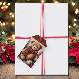Teddy Bear Namen hinzufügen Weihnachten Geschenkanhänger