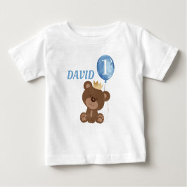 Teddy Bear Niedlich Baby Boy Geburtstag Baby T-shirt