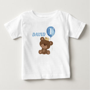 Teddy Bear Niedlich Baby Boy Geburtstag T-shirt