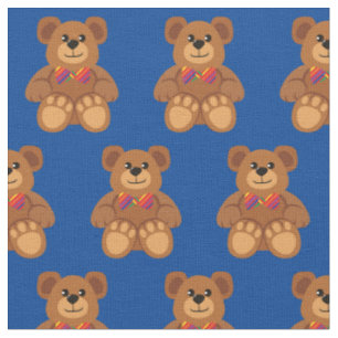 Teddy Bear Niedlich Kids Baby Kinderzimmer Stoff