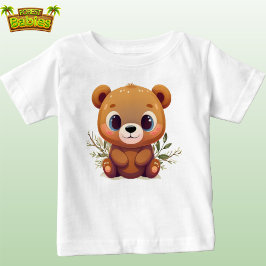 Teddy Bear Niedlich Whimsical Baby Woodland Animal T-shirt