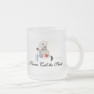 Teddy Bear Nurses Nennen Sie die Shots T - Shirt u Mattglastasse