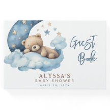 Teddy Bear Over the Moon Baby Shower