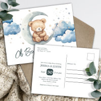 Teddy Bear Over the Moon Baby Shower