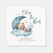 Teddy Bear Over the Moon Baby Shower