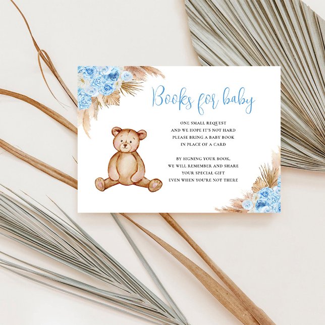 Teddy Bear Pampas Grass Books for Baby Begleitkarte (Von Creator hochgeladen)