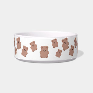 Teddy Bear Pet Food Bowl Napf