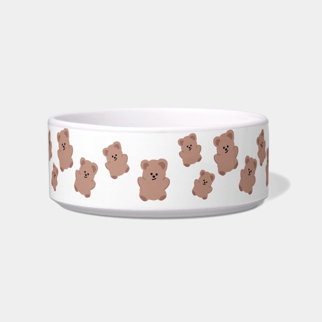 Teddy Bear Pet Food Bowl Napf (Vorderseite)