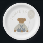 Teddy Bear Picnic Baby Birthday Pappteller<br><div class="desc">Wir ertragen gute Neuigkeiten! Unsere neueste Teddy Bear Picnic Partyware ist endlich da. Holen Sie sich Freunden & Familie Freude für Ihren kleinen Tag mit unserer ganzen Kollektion personalisierter Goodies & Dekor. Dieses ist einfach,  süß und sicher,  jedes Schema Anzug. Wir hoffen,  dass Sie es Liebe!</div>