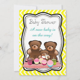 Teddy Bear Picnic Baby Dusche Einladung