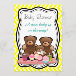 Teddy Bear Picnic Baby Dusche Einladung
