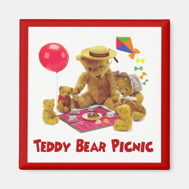 Teddy Bear Picnic Magnet (Vorne)
