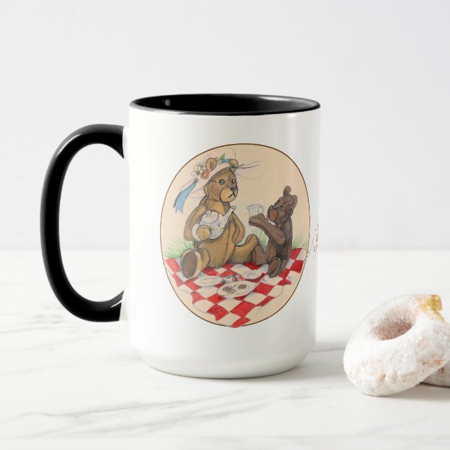 Teddy Bear Picnic Tasse (Mit Donut)