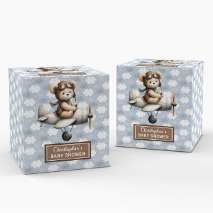 Teddy Bear Pilot Baby Showbox Geschenkschachtel