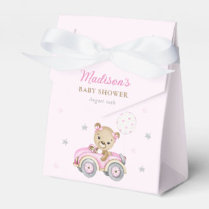 Teddy Bear Pink Girl Babydusche Geschenkschachtel