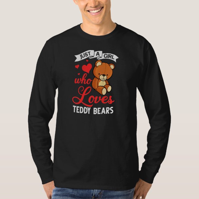 Teddy Bear Plush Animal Stuffing Riesen T-Shirt (Vorderseite)