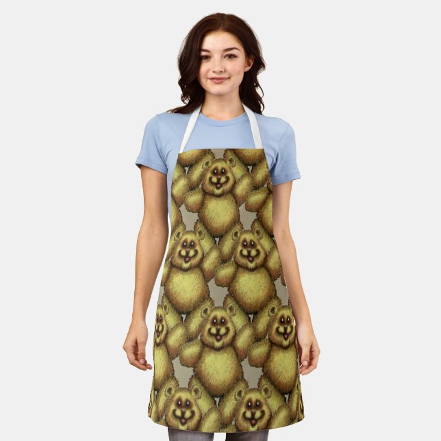 Teddy Bear Schürze (Getragen)