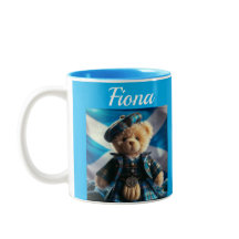 Teddy bear Scottish mug