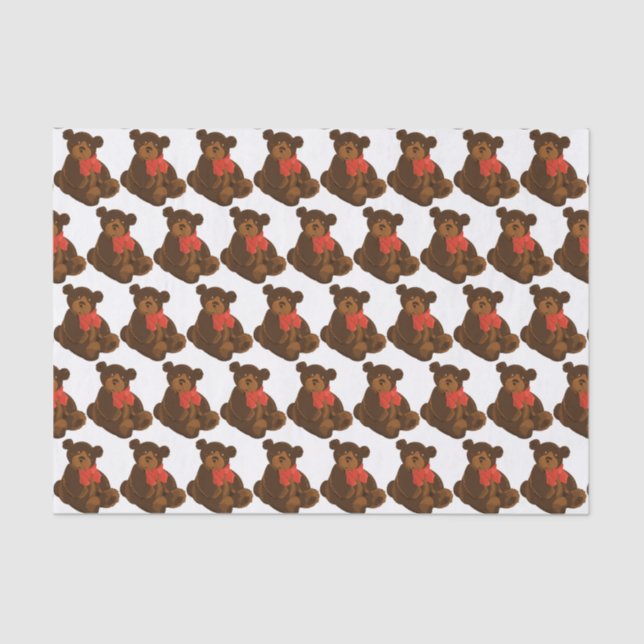 Teddy Bear Seidenpapier (Vorderseite)