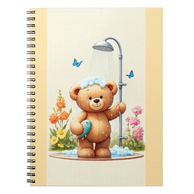 Teddy Bear Shower Notizblock (Vorderseite)