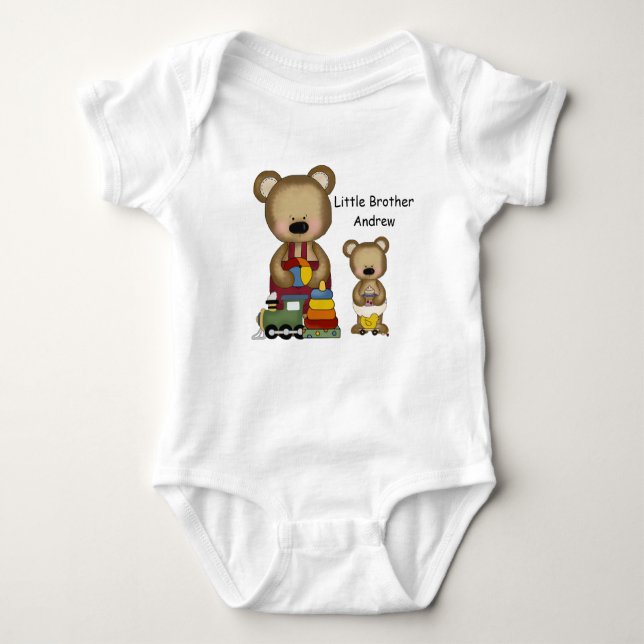 Teddy Bear Siblings Coordinated T - Shirt (Vorderseite)