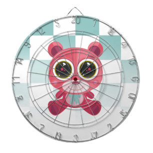 Teddy Bear - Star Eye Pink Dartscheibe