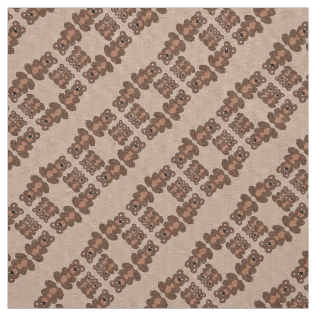 Teddy Bear Stoff (Muster)