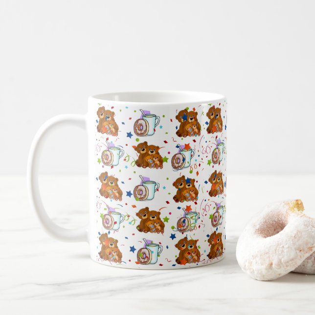 Teddy Bear Tasse (Mit Donut)