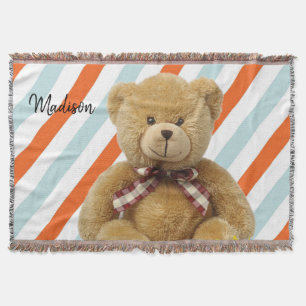 Teddy Bear Throw Blanket Decke