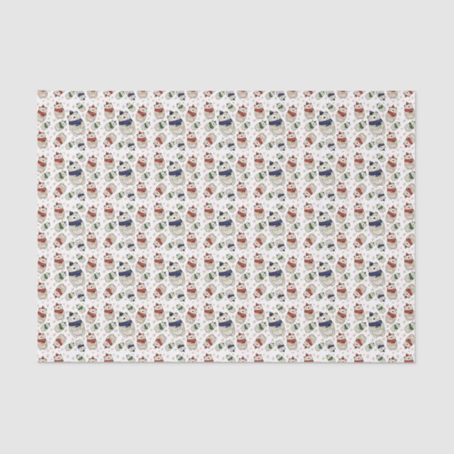 Teddy Bear Tissue Paper Seidenpapier (Vorderseite)